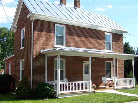 metal roof on masonry house|brick house metal roof colors.